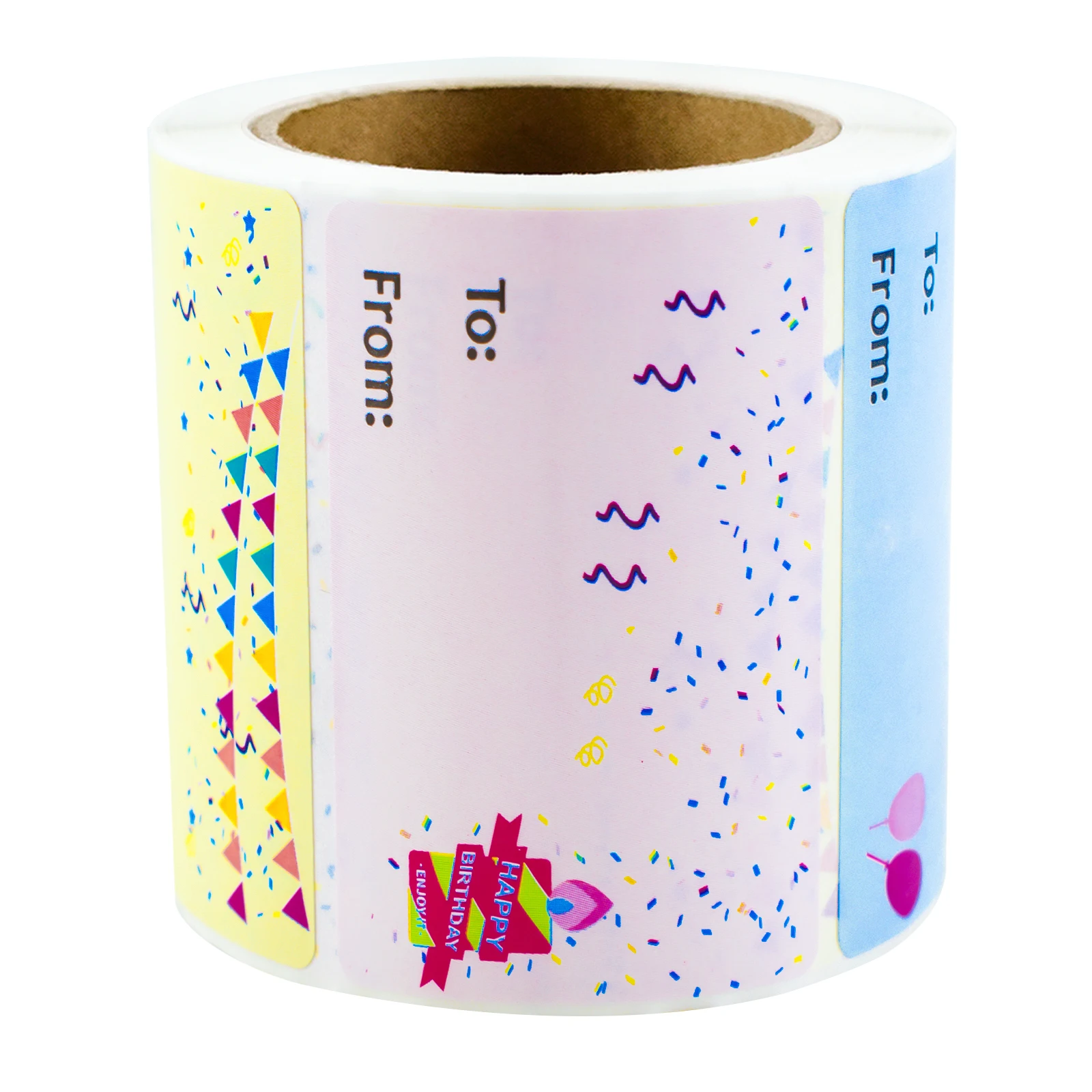 300 قطعة 1.5In * 2In عيد ميلاد سعيد هدية العلامات هدية عيد الميلاد العلامات عطلة عيد ميلاد ملصقات هدية أعواد تزيين #5