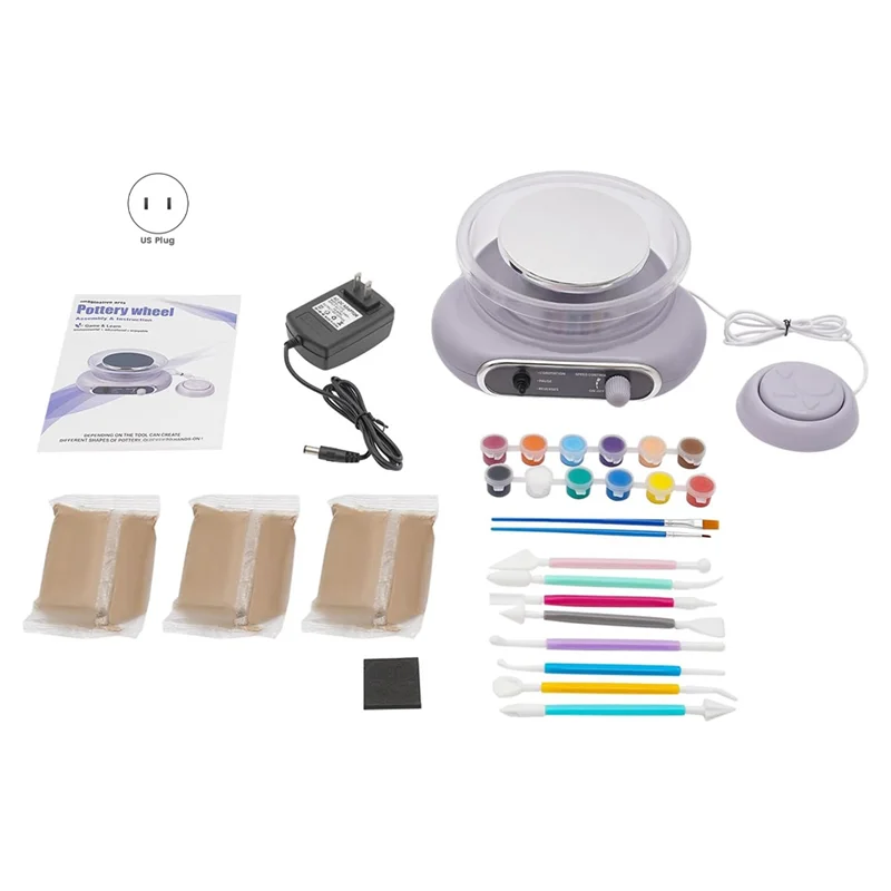 

A92P Керамическая машина с колесом Керамическая машина с ножной педалью Керамическая машина с регулируемой скоростью Американская вилка