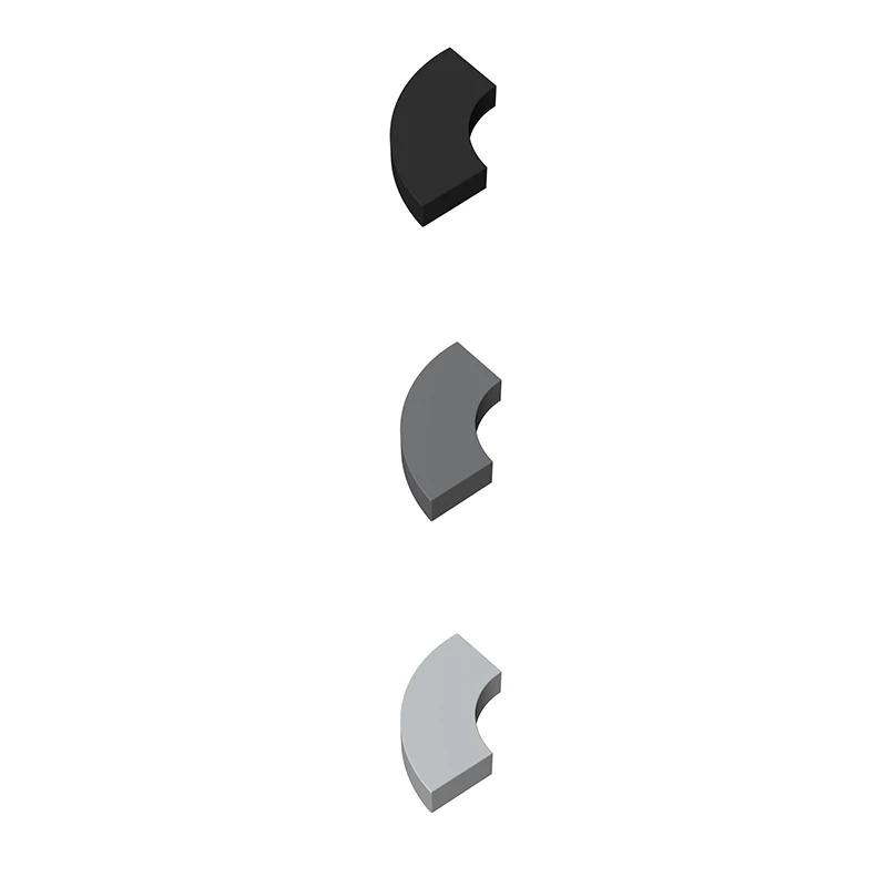 Pinlepai 27925 Bricks Tile Round 2x2 Corner Plate Brick Assembled Particles Building Blocks Moc Block Parts Toys For Children image 3