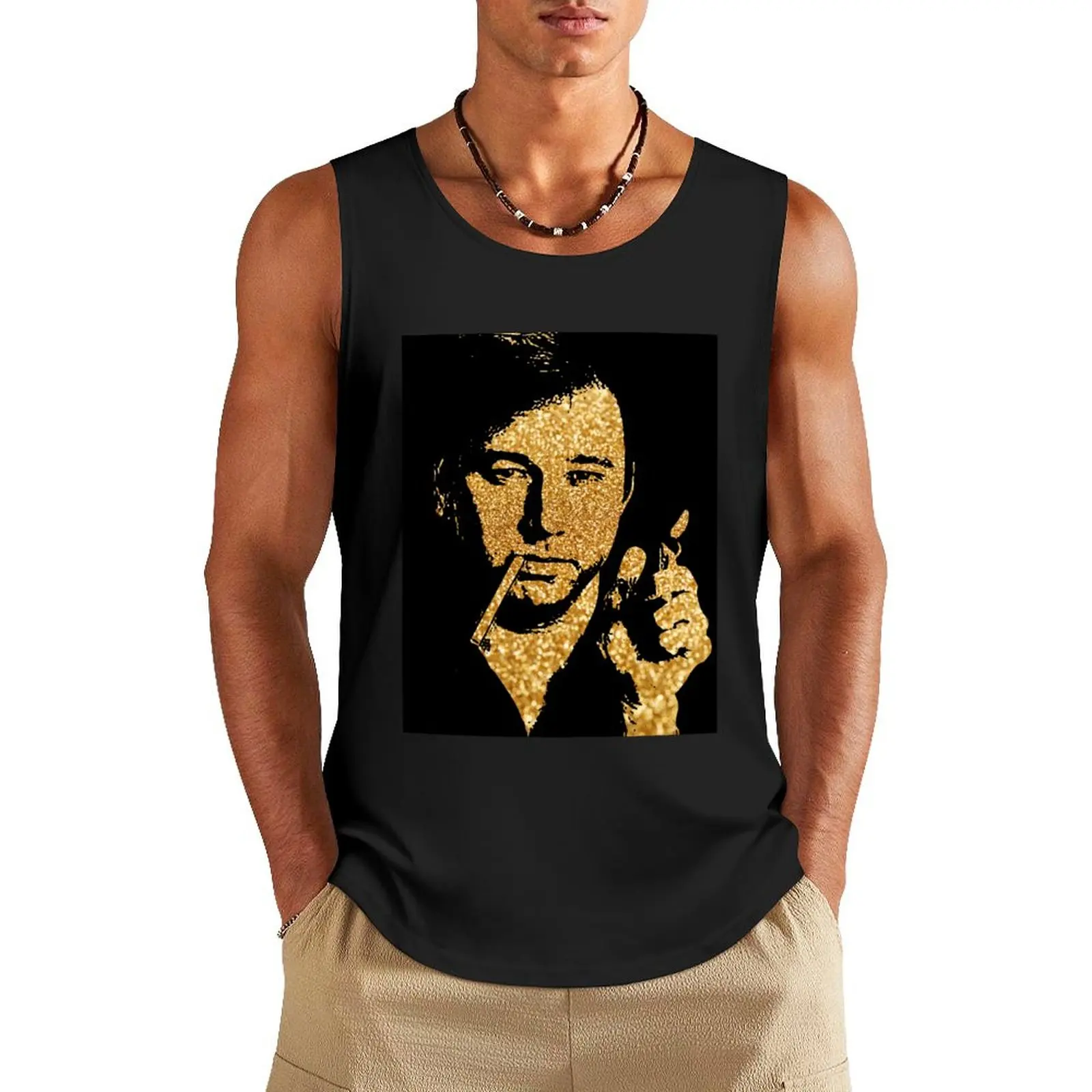 

Bill Hicks portrait Tank Top anime vests for men Men's sleeveless t-shirt
