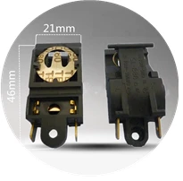 【F】1PC Black 250V E…