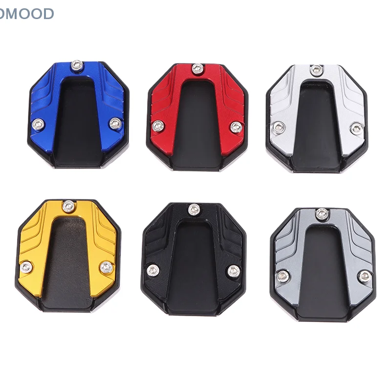 Universal Scooter Motorcycle Bike Kickstand Extender Foot Side Stand Extension Pad Support Plate Anti-skid Enlarged Base