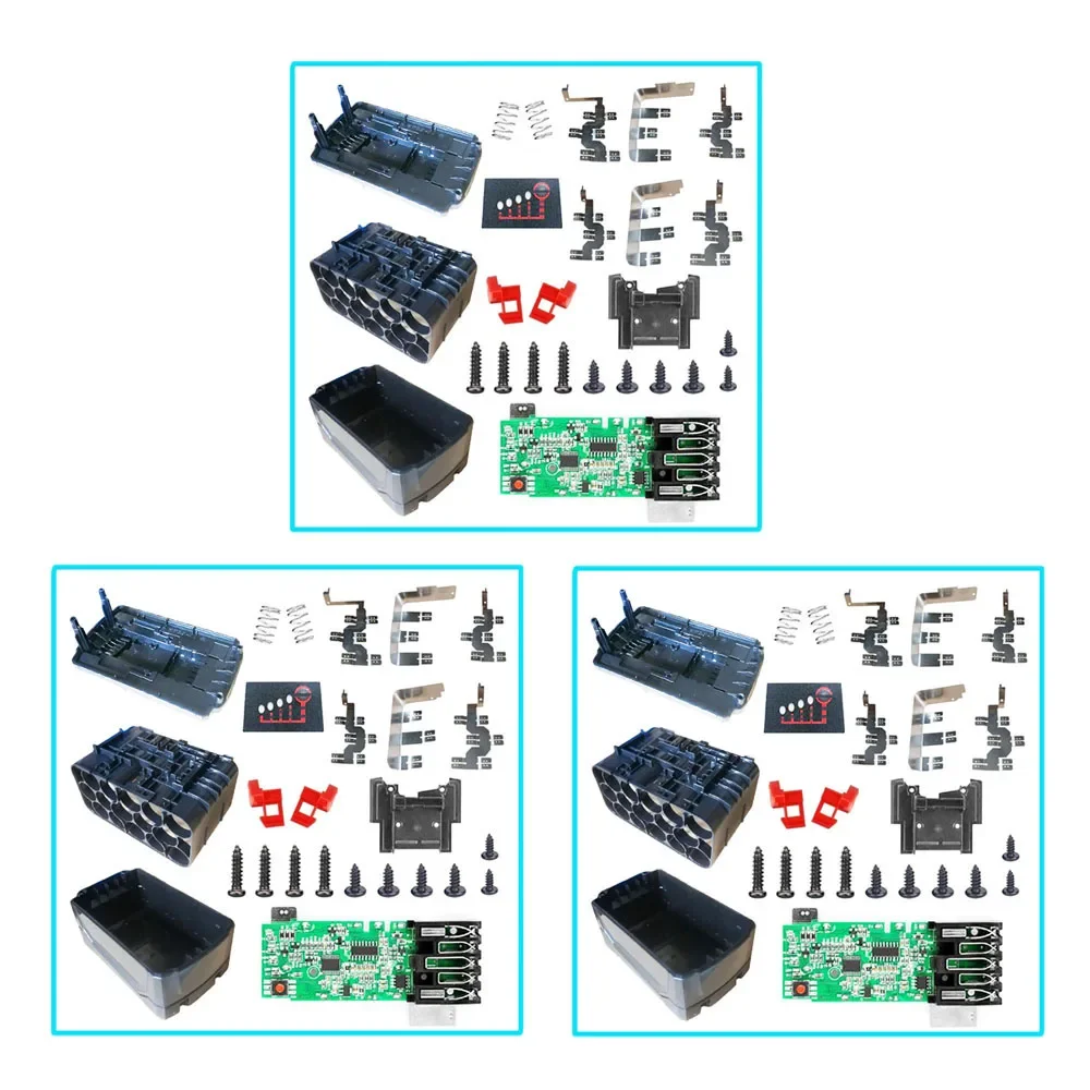 Caja de plástico para batería de iones de litio M18, carcasa de placa de circuito de protección de carga PCB para Milwaukee 18V 9.0Ah, carcasas de litio DIY