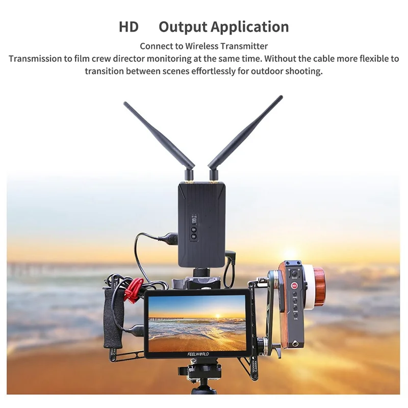 FEELWORLD Kamera Touch Monitor F6 PLUS 6 Zoll Touch Monitor Für Mikroscan Kameras Externe Touch Monitor