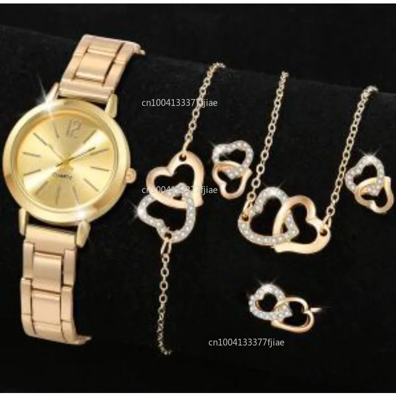 

Новые женские модные простые цифровые часы из сплава с кварцевыми часами, набор браслетов, роскошные женские часы с простым циферблатом, Reloj Mujer