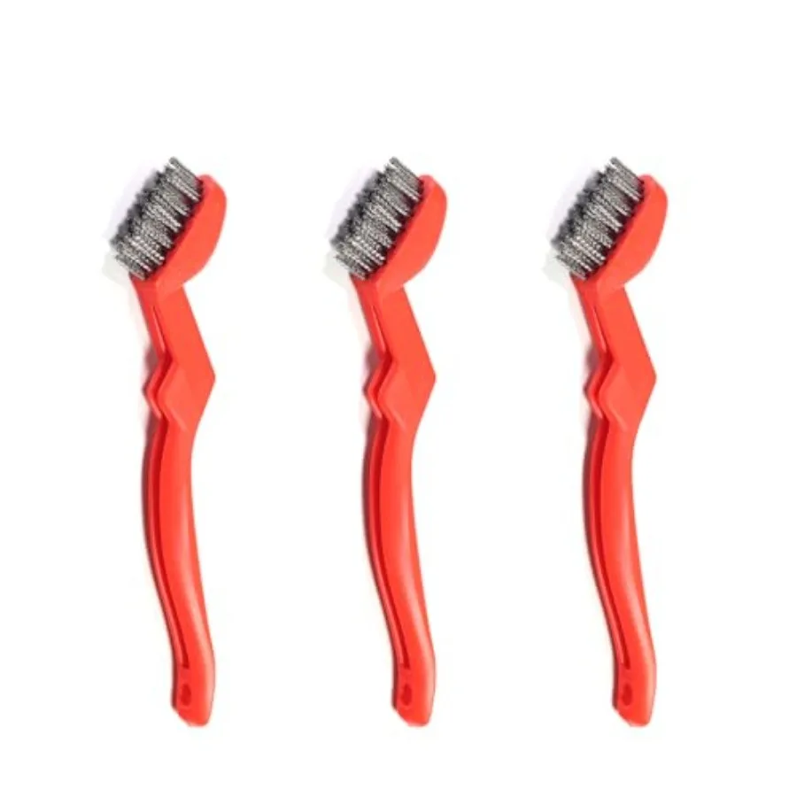 3 Pack Stainless Steel Wire Brush Set Heavy Duty