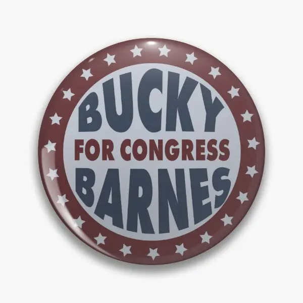 Congressman barnes bucky b para jawa botão macio pino engraçado jóias broche presente feminino lapela pino amante metal dos desenhos animados roupas