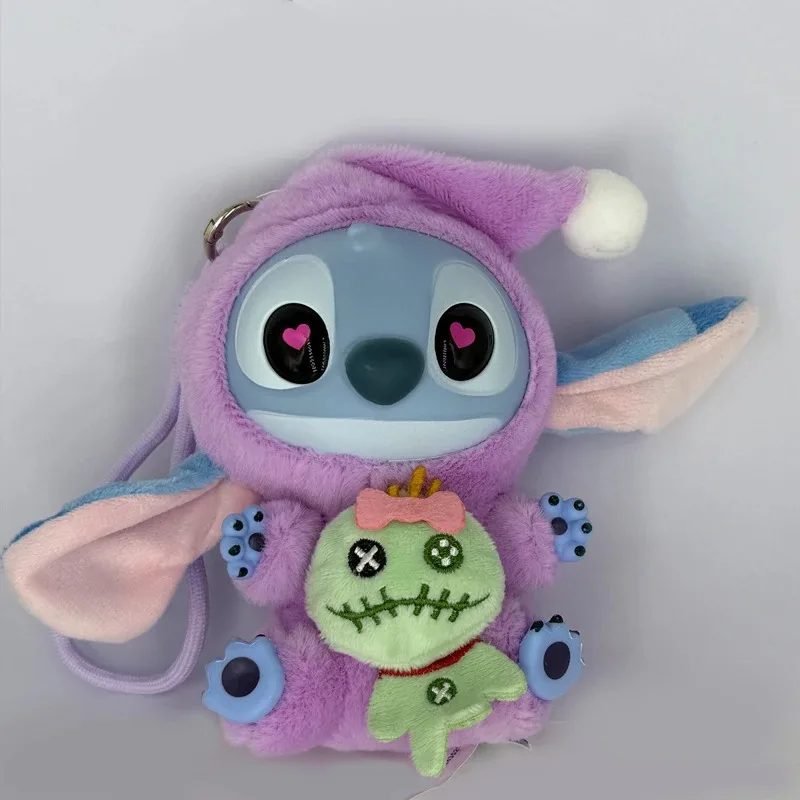 2025 nuevo Stitch Eat Some Thing Before Sleep Series caja ciega de vinilo bolsa colgante Linda muñeca de peluche caja misteriosa juguete regalos sorpresa
