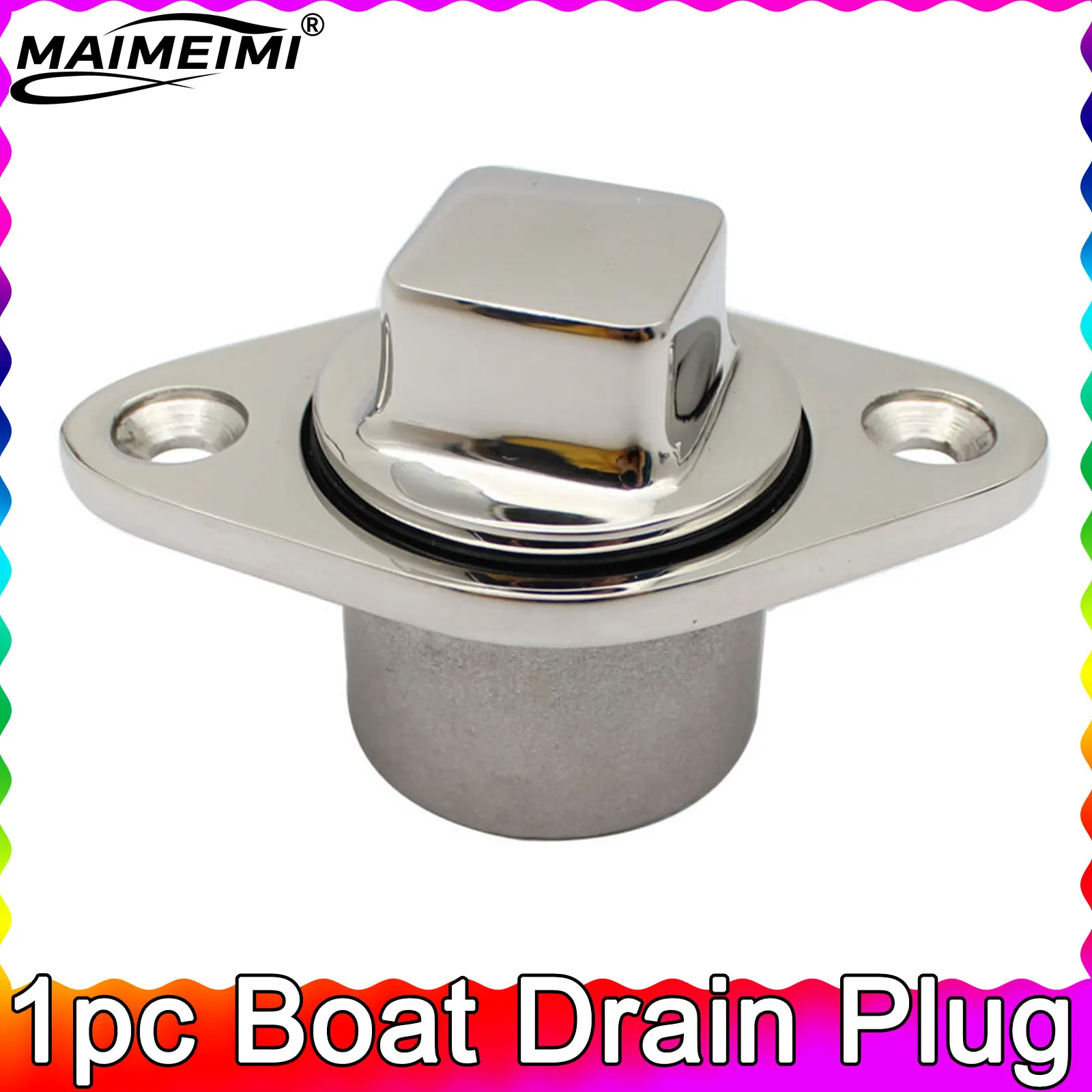 

1pc Marine Drain Plug 316 Stainless Steel Boat Drain Plug Bung Hole Drainage Marine Dinghy Garboard Hardware Boat Accessories