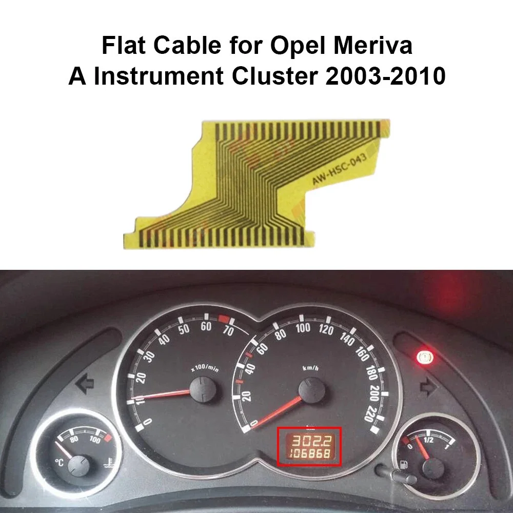 Flat Cable for Opel Combo/Corsa/Meriva/Tigra Holden Vauhall Instrument Cluster