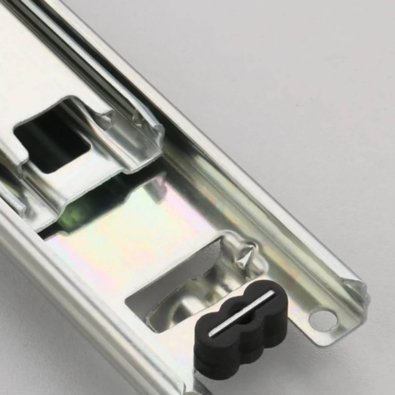 Cabinet Basket Slide Effortless Sliding 3 Section Slide Rail Pull out Shelf Rail Heavy Duty Pull out Drawer Track Noise Quiet