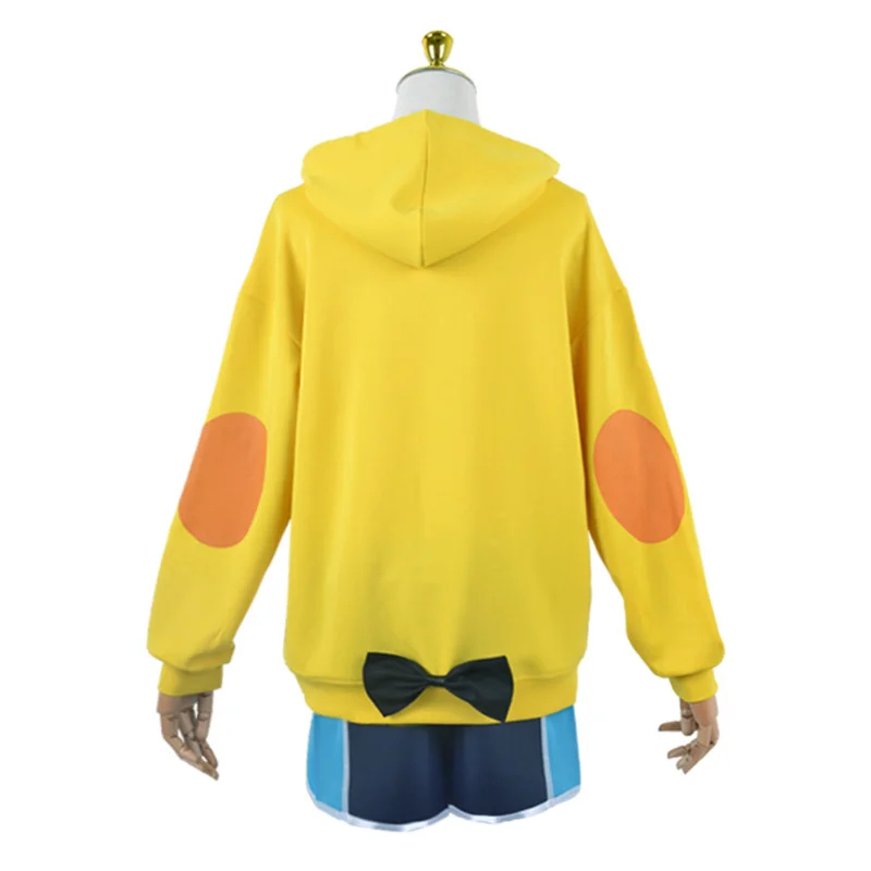 PRIORIDADE DE OVO DE MARAVILHA Cosplay Hoodies para Mulheres e Meninas, Camisola Anime, Pulôver Esportivo, Traje, Roupas de Halloween, Peruca Cos, Novo, Ohto Ai