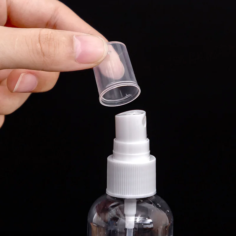 Flacon pulvérisateur en plastique Portable, résistant à la lumière, à brume Fine, vide, pour échantillon de parfum de maquillage, 30ml, 50ml, 100ml, 50 pièces/paquet