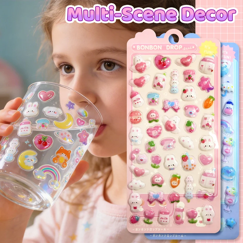 Мультяшные 3D-наклейки с релье – обзор и цена Phone Accessories Aesthetic