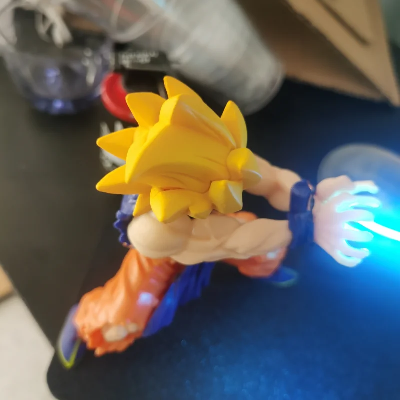 新アニメドラゴンボール悟空フィギュアナイトライト悟空アクション置物カメハメハ波磁気ライトランプ Pvc モデルカスタムおもちゃギフト
