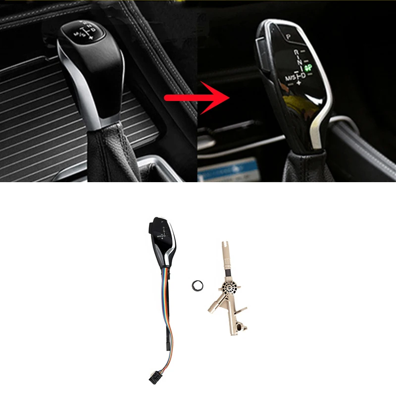 Left Hand Drive Gear Shift Knob With Led Light Electronic Shift Lever For BMW x1 F48 2016-2019 1 Series F52 2017-2019