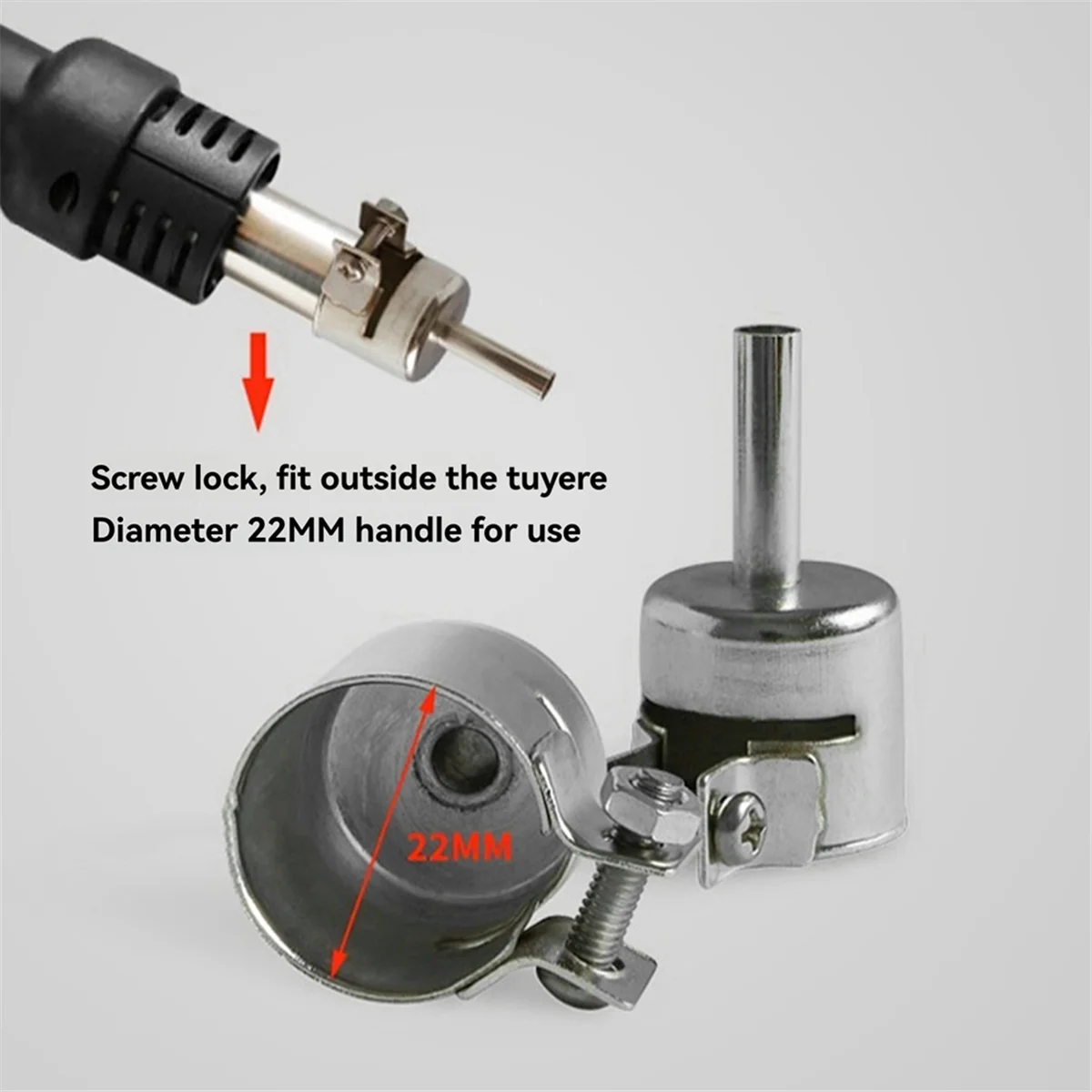 ABNJ Universal Nozzles Air Soldering Welding Round Nozzles Soldering Station Hot Air Welding Nozzle for 850 Hot Air Nozzle
