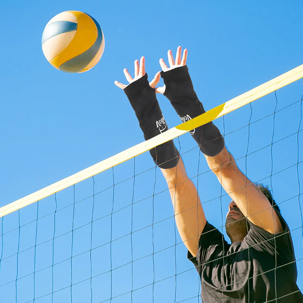 

Wrist Bands Arm Braces Forearm Sleeves Volleyball Guard Anti-collision Wraps Black