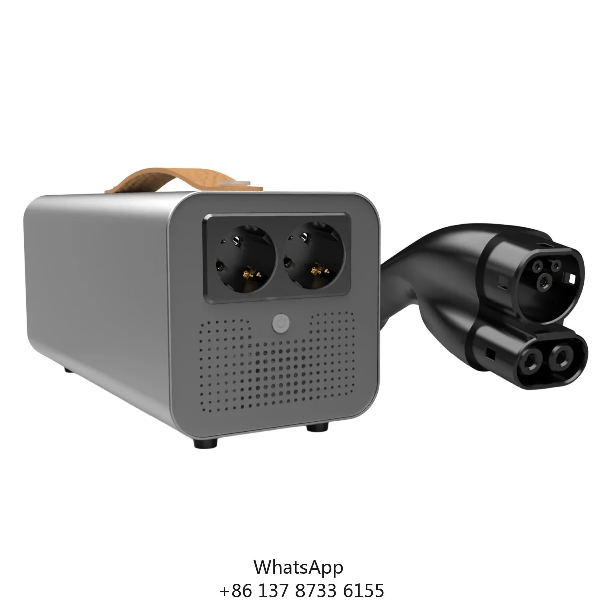 Powershare 5000W V2L Portable EV Charger For Tesla Model 3/Y/S/X Real-time Monitoring For Camping/Home New Condition