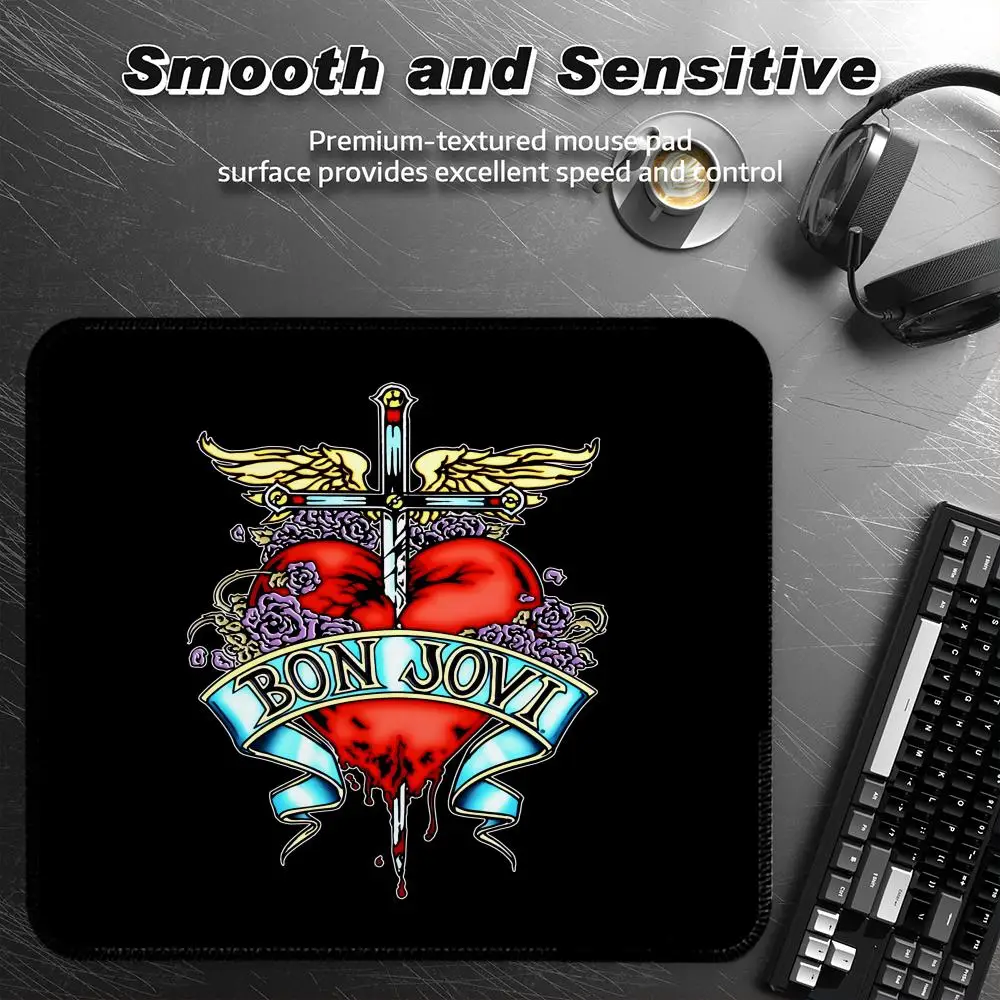 

Коврик для мыши Band B-Bon Jovis, офисные аксессуары, игровой маленький коврик для мыши, настольный коврик, офисный коврик, коврики для геймера, аниме-гаджеты, компьютерная мышь