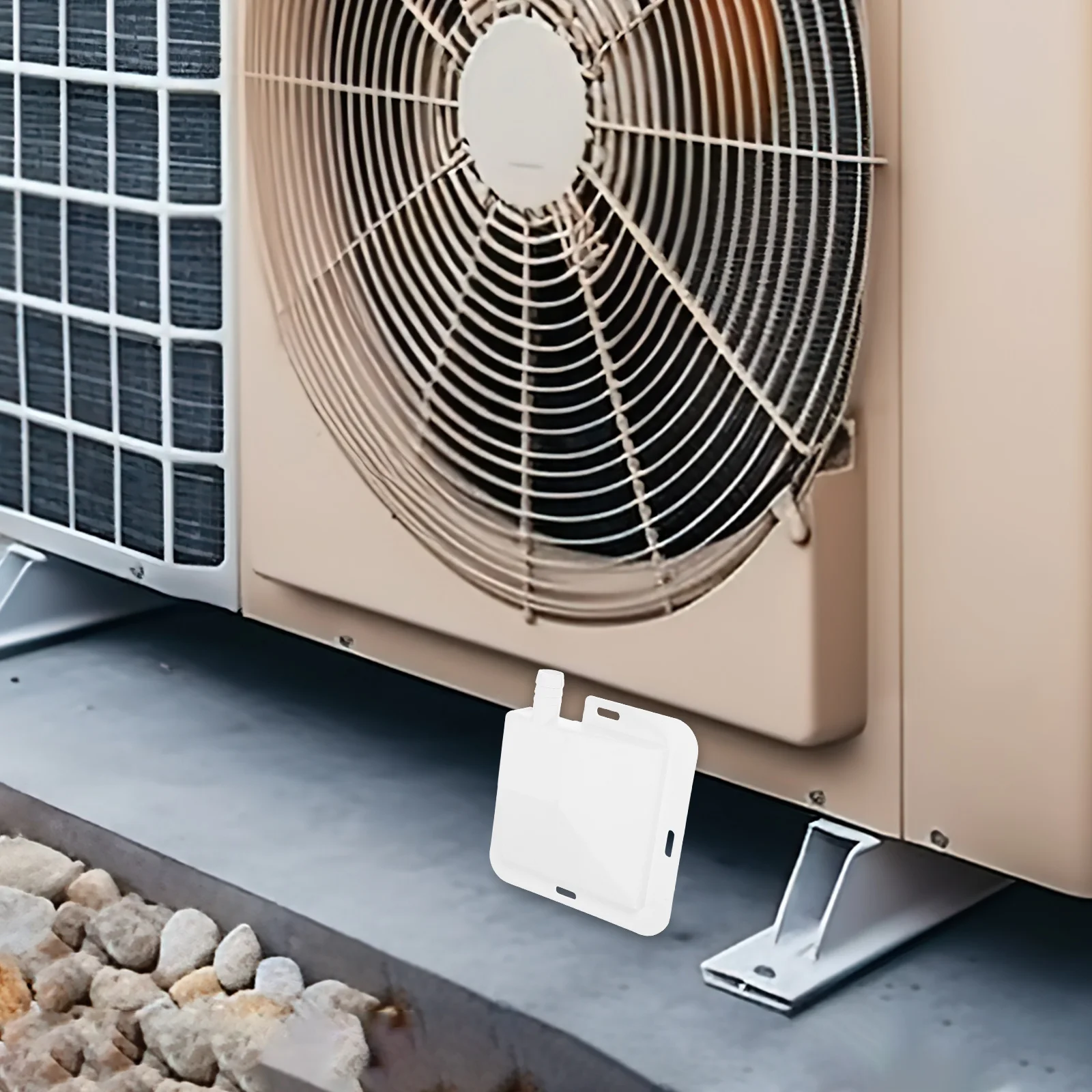 

Universal Drip Pan for Air Conditioners High Impact Plastic Condensate Tray with Drain Hole Space Saving Design Air Conditioning