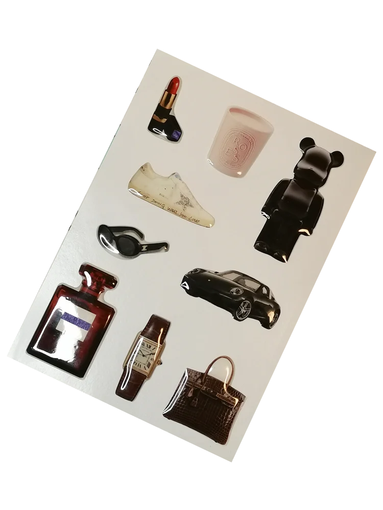 Modne naklejki dekoracyjne 3D Epoxy Label DIY Dekoracja