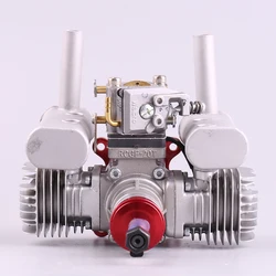 VVRC RCGF 21cc Twin Gas / Petrol Engines for RC Airplane Two Strokes Single Cylinder Side Exhaust Natural Air