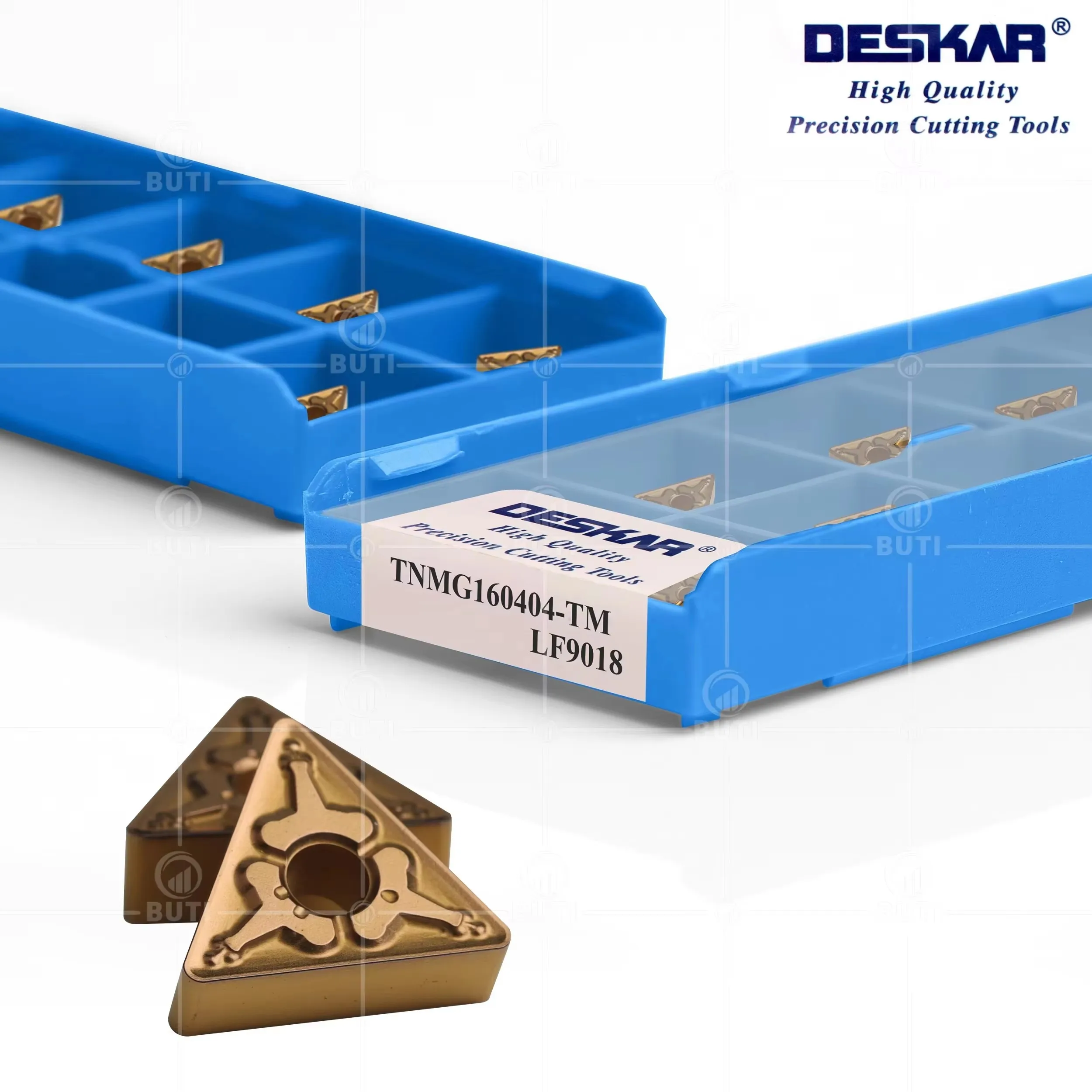 

Токарные пластины серии TNMG TNMG160404-TM LF9018 DESKAR 100% оригинал TM CQ HQ PR CM PM MT R/L-S Тип слота Внешний токарный инструмент