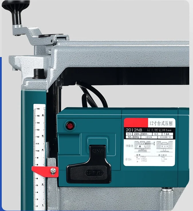 Wood Thickness Planer Machine  Portable 12inch Electric Tool Wood Planer Woodworking Wood Machine Planer