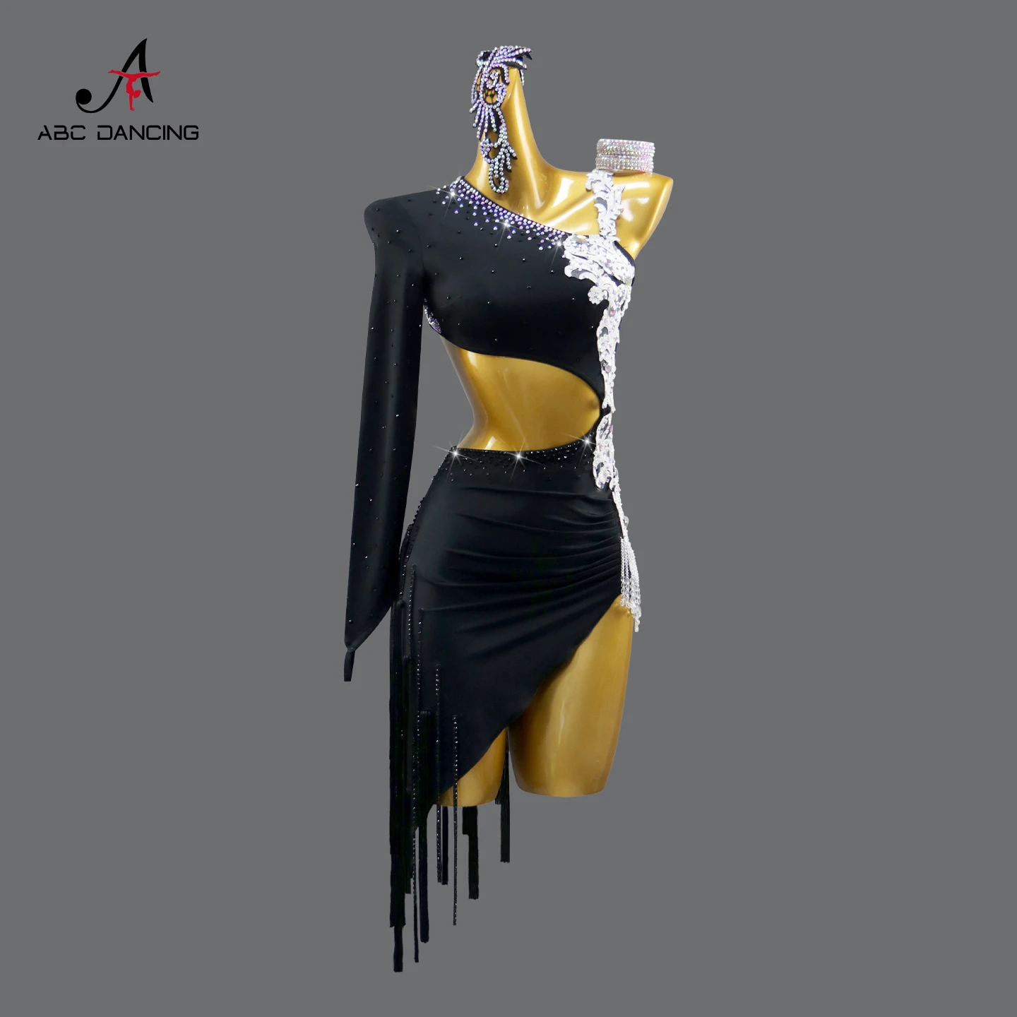 Dress For Prom Women Elegant Party Skirt 2026 Latin Dance Clothes Girls Line Costume Dancewear Arrivals Sport Parties Stage Suit