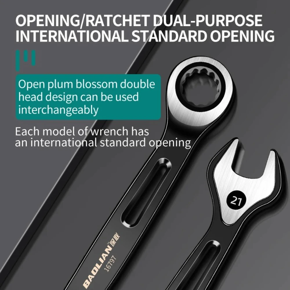 6 مللي متر-22 مللي متر مزيج وجع ثنائي الغرض وجع توفير العمالة مكافحة زلة متري العالمي المفك لإصلاح السيارات أداة اليد