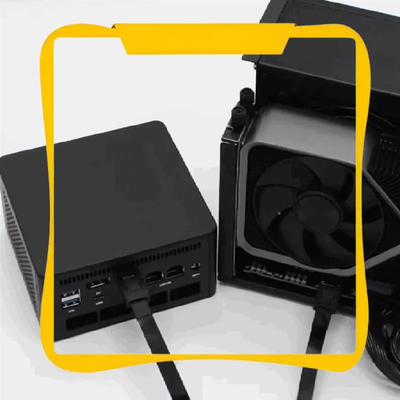 Pcie 4.0 Male To Male Transfer Cable For External GPU Dock Graphics Card PC Server For Oculink Adapter Cable 25Cm