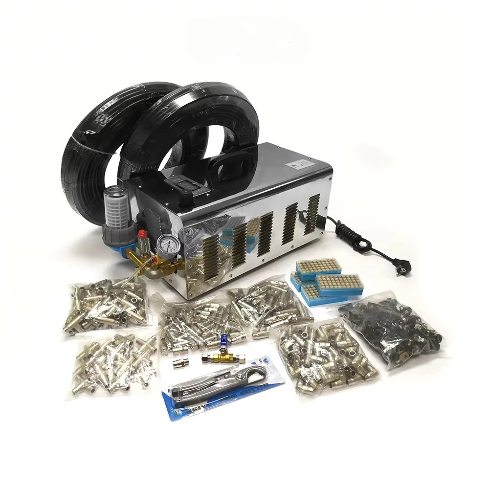 

15.4 L/min Water Misting System High Pressure Fog Machine Gardening and Watering Equipments Mist Maker Fogger