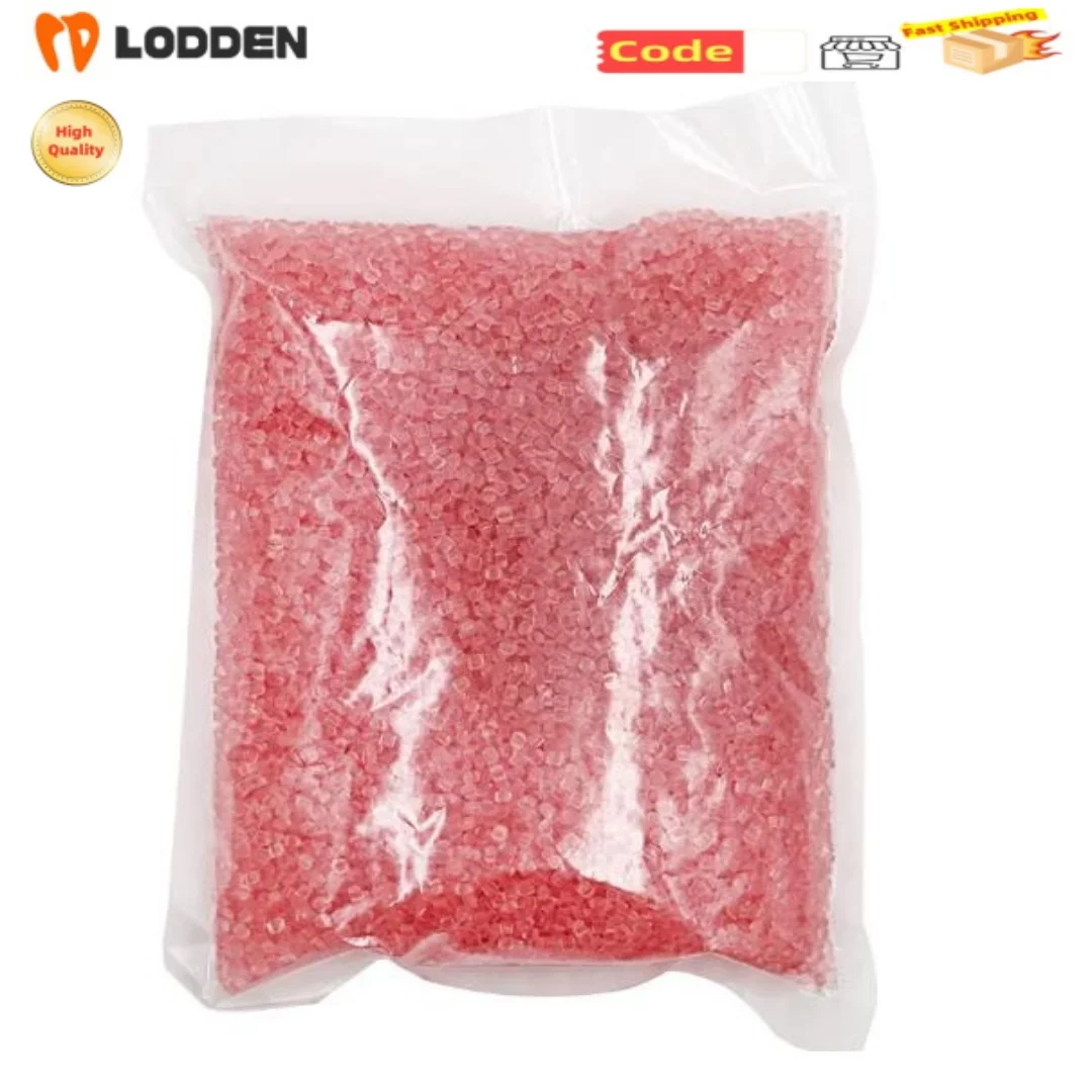 

Lodden 1000g/pack Dental Gingival Resin Flexible Acrylic False Invisible Denture Adhesive Dental Laboratory Materials Consumable