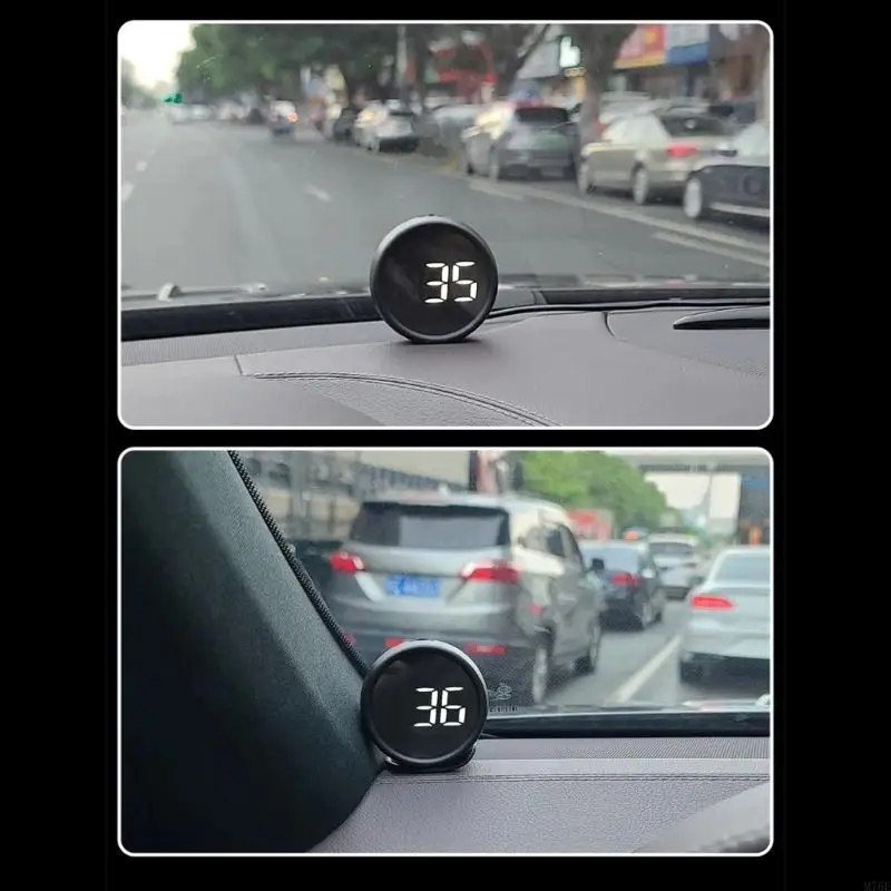 M76E Kleines HUD-Gerät mit hoher Sichtbarkeit für Autos zeigt wichtige Fahrinformationen an – Detail 5