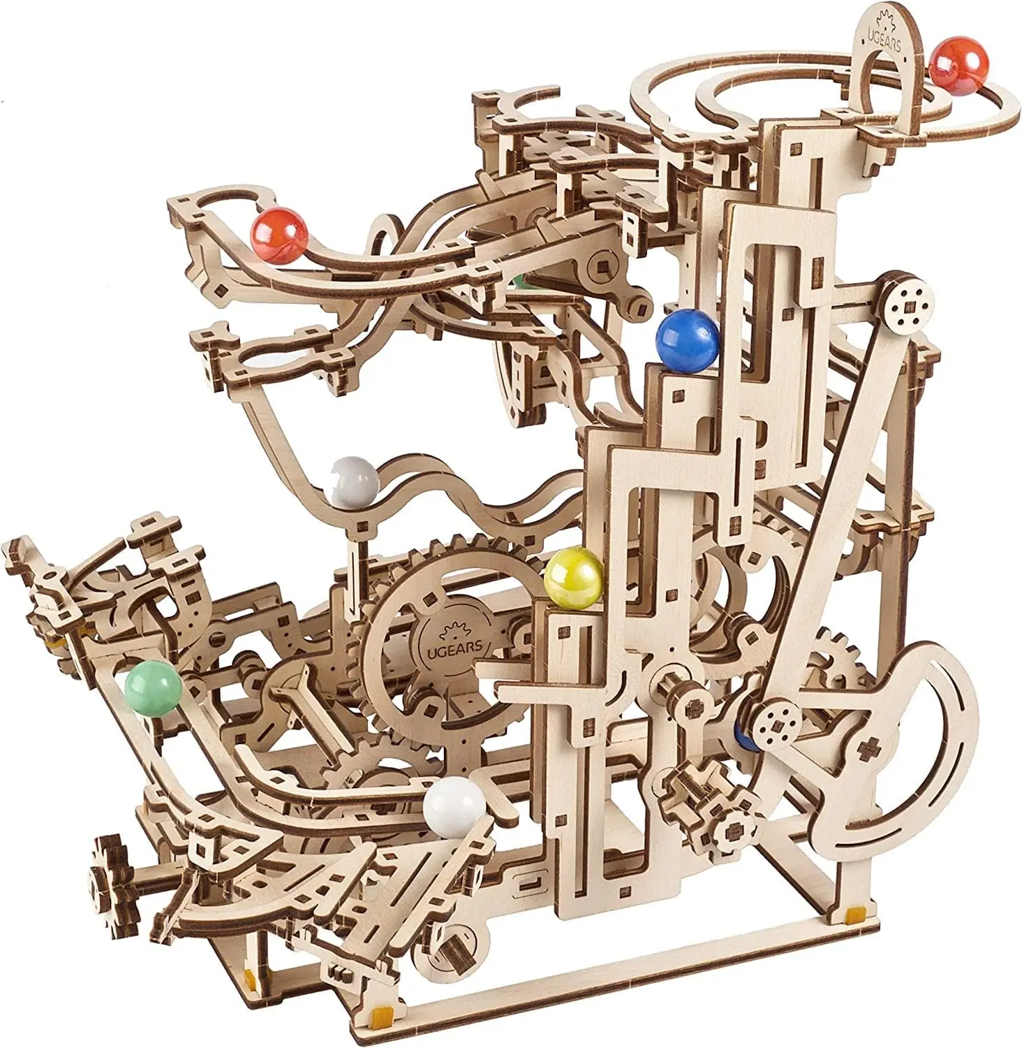 

3D Wooden Marble Run Puzzle for Adults - Brain Teaser Hobby Set, Model Kits for Men