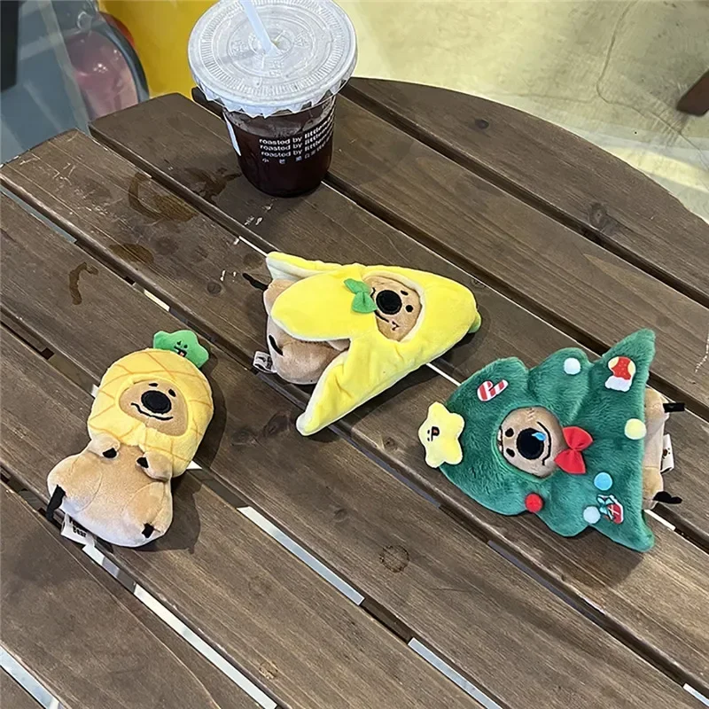 عيد الميلاد قلادة دمية الدب غطاء الرأس عباءة دمية Diy بها بنفسك لعبة الإبداعية الملابس لزراعة اليد على القدرة على الأطفال مفاجأة