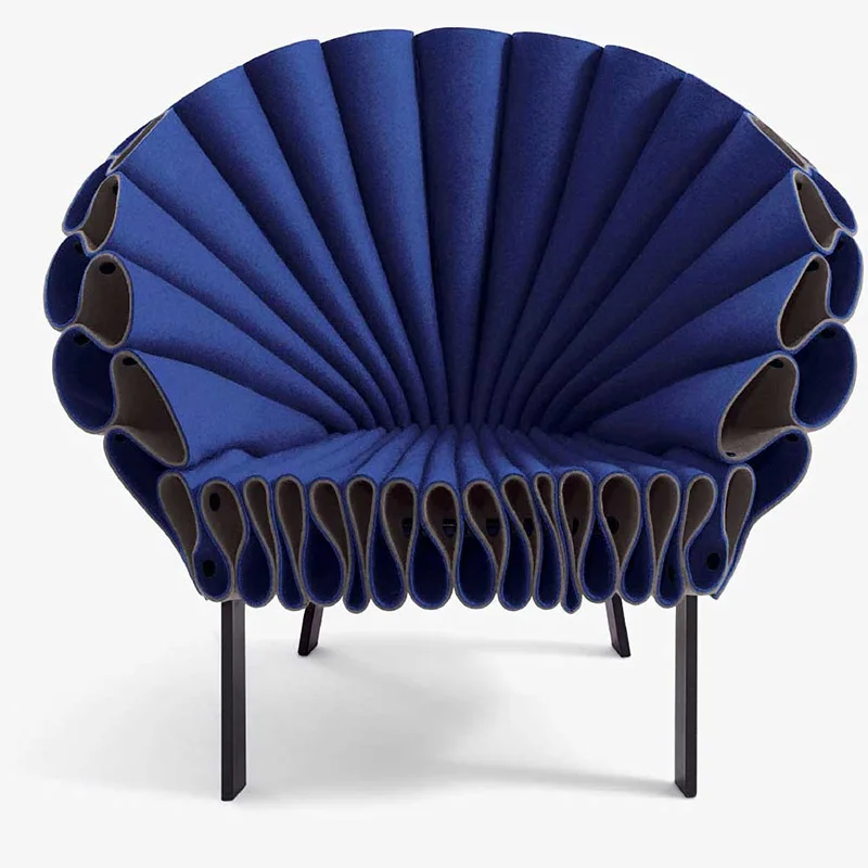 

Nordic Peacock Open Screen Chair Simple Leisure Home Single Sofa Chair