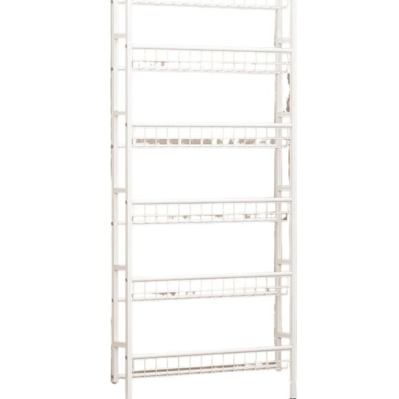 

wall-mounted shelves, ultra-narrow door bookshelves, wrought iron floor-to-ceiling wall hanging