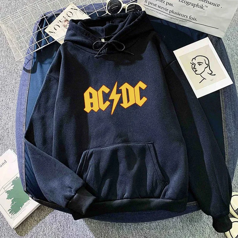 New Rock Band AC DC Hoodie Hip Hop Streetwear Hoodies Bequemes High-End-Luxus-heißes Produkt Übergroße Unisex-Klassiker-Oberteile weich