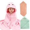 A Soft, Absorbent Baby Bath Towel with Cartoon Design, Thin Summer Style, Newborn Bath Towel, a Must-Have for Babies. 1