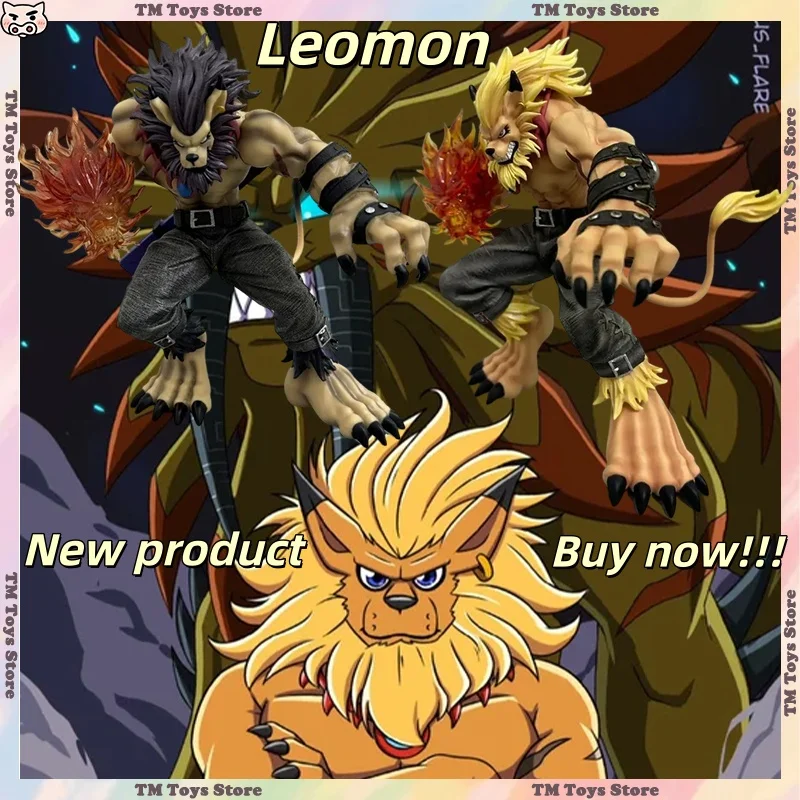 

Digimon Adventure аниме фигурка Soar Leomon фигурка 20 см 2 цвета ПВХ статуя украшение для комнаты Коллекционная модель игрушки подарки В НАЛИЧИИ