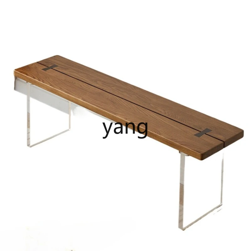

TGF solid wood shoe stool household door small apartment entrance entrance shoe stool