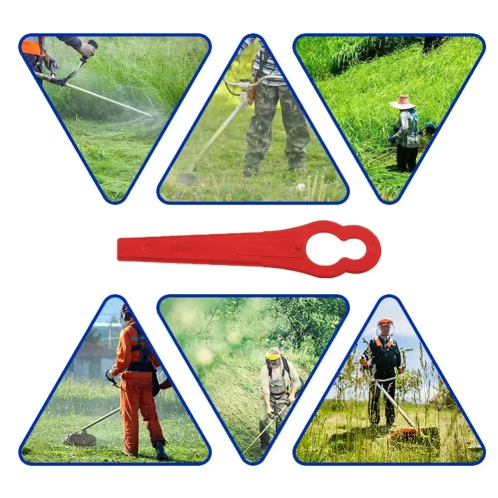 60–120 Stück Kunststoff-Schneidklingen für elektrische kabellose Rasentrimmer, Rasentrimmer-Werkzeug, Rasentrimmer-Klingen, Ersatz-Gartenwerkzeug – Detail 2