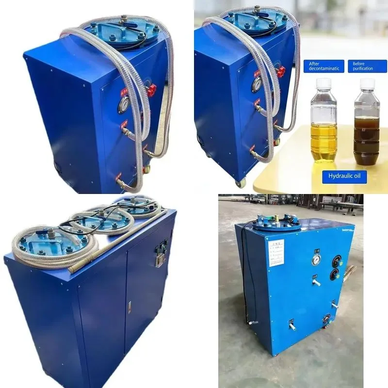 Hydraulic oil filter device, lubricating oil purifier for sale/oil-water separation machine