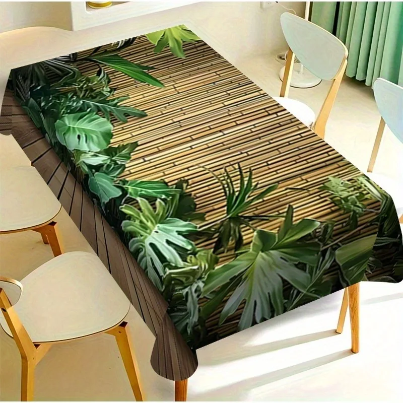 One tropical sea turtle shell-patterned tablecloth, suitable for wedding decoration, summer decoration, etc.zyc
