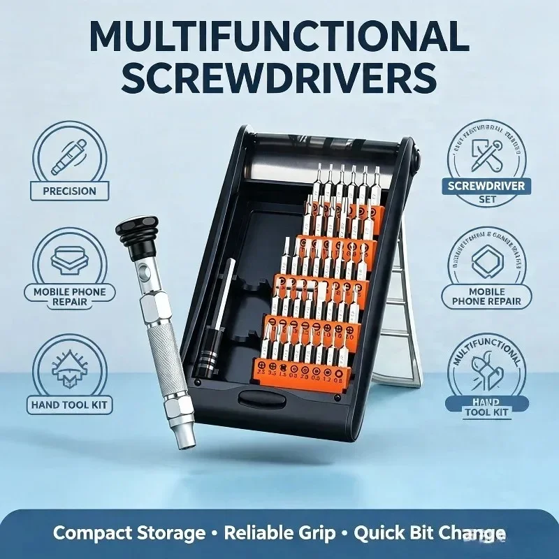 Precision Screwdriver Bit Set Hand Tools Screw Driver Kit Screwdriver Set For Mobile Phones Multifunctional Screwdrivers