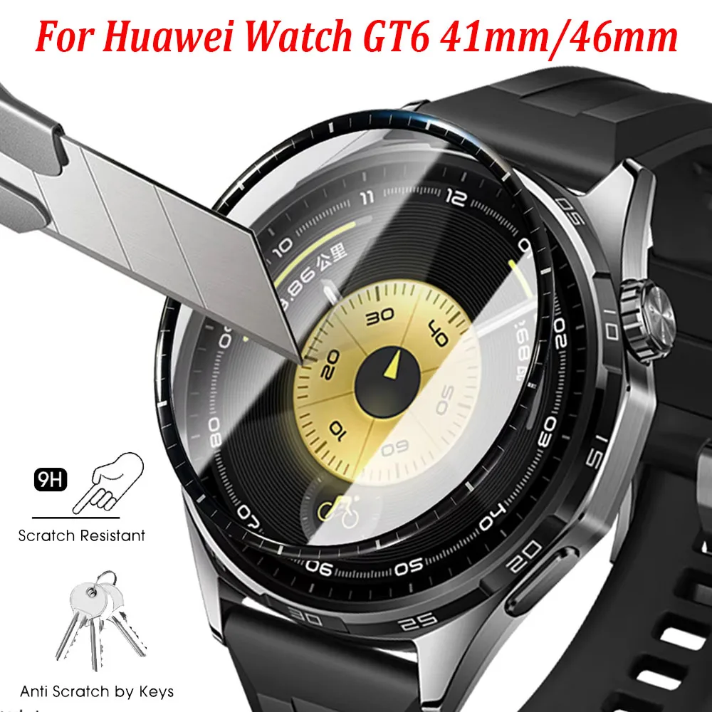 Pellicola protettiva 3D per Huawei Watch GT6 Pro 46mm Protezione schermo antigraffio a copertura totale per Huawei GT6 41mm 46mm Non in vetro