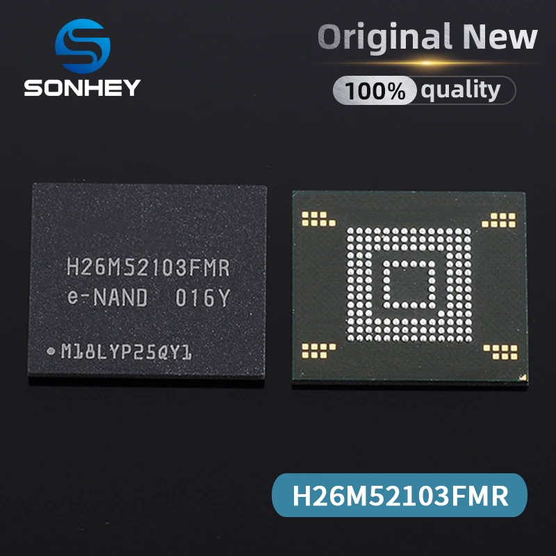 

(5-10piece) 100% New Original H26M52103FMR 16GB BGA H26M52103FMRE-NAND EMMC Memory IC chip