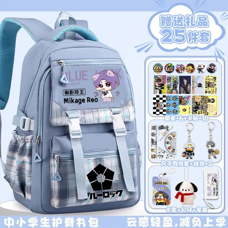 Juego de anime BLUE LOCK Cos Alexis Ness Chigiri Hyoma Reo Mikage Itoshi Sae, etc. Presente de mochila de desplazamiento portátil unisex 2025
